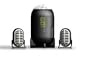 Altec Lansing XA3021 2.1 Speakers (3-Speaker, Black & Silver)