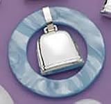 Empire Silver Round Teething Ring-White/2005W