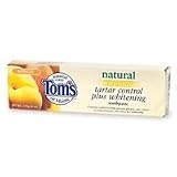 Toms of Maine Natural Antiplaque Tartar Control Plus Whitening Toothpaste Apricot - 6 oz (170 g)