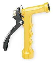 Westward 1HLV5 Pistol Grip Nozzle, Metal w/Nylon Handle
