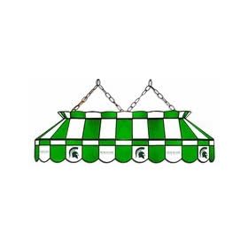 Michigan State Spartans Pool Table Stained Glass Lamp from Pool Table Lamps