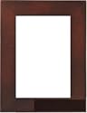 Linear Dark Walnut Picture Frame 4x6"