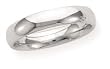 14k White Gold 4mm Comfort Fit Women's Wedding Band