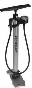 Procraft Standpumpe mit Man. Manometer Alu Geh&auml;use Stahlfu&szlig;, silber, 11331219 Preisvergleich