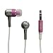 Radius RA-HP01P TruTune Ultra-Light Aluminum Earphone with Extension - Pink