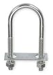 Battalion 1RCV6 Round U bolts, 2 Lx4 1/2Hx5/16 In W