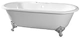 Randolph Morris Cast Iron Clawfoot Tub LG66DE7WDIC Chrome Feet