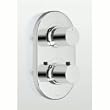 Toto TS794D-CP Nexus Thermostatic Stacked Two-way Volume and Mixing Valve Trim C