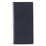 Man-Made Leather Passport Ticket Holder Color: Black