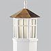 Progress Lighting P5290-30 Modular Path Lights White w/ Copper Roof One Light 12V Low Voltage