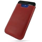 Produkt-Bild: PDair Lederetui f&uuml;r Samsung Galaxy Tab, Rot (Vertikal, Tasche, GT-P1000)
