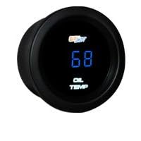 Blue Digital LED Oil Temperature Gauge