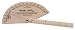 Baseline flexion/hyper-extension plastic finger goniometer