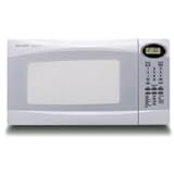 Sharp R-308KW 1-Cubic-Foot 1100-Watt Microwave Oven, White