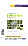 Elementary Statistics: Picturing the World, Books a la Carte Edition Plus MSL Student Access Code Card (for ad hoc valuepacks) (5th Edition)