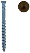 Deck Screws #9 x 2-1/4" Exterior Trim Head Painted Dark Brown ( 400 )