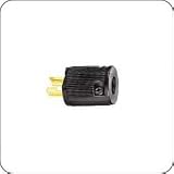 read full review Hubbell HBL7465V AC Plug NEMA ML-1R Male Black