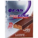 EAS AdvantEdge Carb Control Nutrition Bar, Chocolate Peanut Butter, 2.11 Oz, Pack of 12