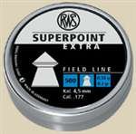 RWS Superpoint Extra .177 Cal, 8.2 Grains, Pointed, 500ct
