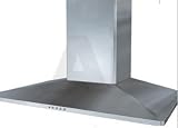 Review Faber  / Faber Designer Collection 630001088 Diamante Wall Mount Chimney Range Hood with 600 CFM Internal Pro Blower, 3 Speed Push Button, Halogen Lights and Convertible to Ductless: 36 in. Width