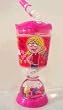 Disney Channel Lizzie Mcguire Sipping Bottle Cup w snowglobe