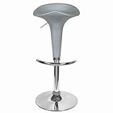 21UXip2noDL. SL160  Pod Bar Stool Silver (Single)