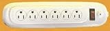 WOODS INDUSTRIES 6927 STRIP SURGE PROTECTOR - WHITE CD