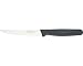 Victorinox Steak, Wavy, Pointed Tip, Black Nylon, 4.75 in.
