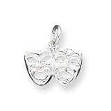 Sterling Silver Comedy Tragedy Charm