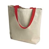 Tote with Contrast Handle