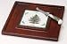 Spode Christmas Tree Cracker & Cheese Wood Tray with Knife, 12 x 12