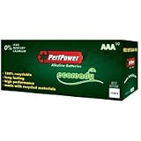 Perf Power EcoRready AAA Alkaline Batteries - 50 Pack