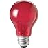 (4 Pack) 25-Watt A19 Transparent Red Incandescent Medium Base Party Light Bulb