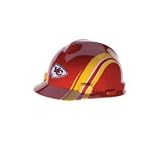 MSA 454-818398 Standard V-Gard Hard Capw-Kansas City Chiefs Log