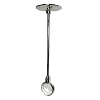 Ceiling Support 28" Long with Flange - Polished Chrome