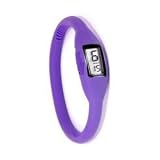 Montre de sport num?rique, ?tanche, en silicone VIOLETTE 17 cm hommes / femmes / enfants RADZ