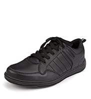 Coated Leather Cupsole Shoes