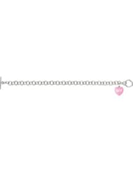 Sweethearts® Enamel Heart Charm Bracelet Sterling Silver " Bff " 85511