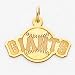 14K San Francisco Giants Med Name W/Baseball Charm