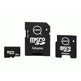2GB Microsd Card with mini & Sd Adapter