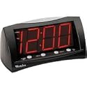 Westclox Large Led Alarm Clock Red Disp 66705