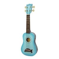 Makala Dolphin Bridge Light Blue Burst Soprano Ukulele