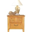 Frisco Nightstand In Matte Black/Maple Finish By Fashion Bed Group