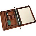 Royce Leather Deluxe Convertible Zip Around Binder/Folio 305-5 (in Black)