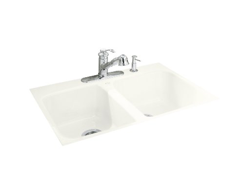 KOHLER K-5898-4-0 Brookfield Tile-In Sink White