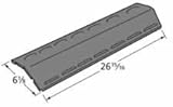 Music City Metals 91091 Porcelain Steel Heat Plate Replacement for Select Gas Grill Models by Charbroil, Kenmore and Others