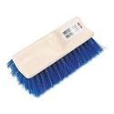 Bi-Level Deck Scrub Brush, Polypropylene Fibers, 10" Plastic Block, Blue RUB6337BE