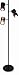 �R���l �t���A�[�����v �u���b�N Cornet floor lamp black
