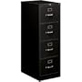 HON 514CPP 510 Series 52 by 25-Inch 4-Drawer Full-Suspension Legal File, Black