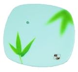 Japanese Ceramic Incense Plate - Bamboo Leaf